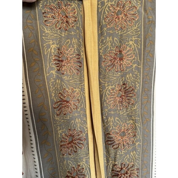 D-icon Men's Short Sleeve Shirt Size Medium Silk Viscose Embroidered Buttons - Picture 4 of 11